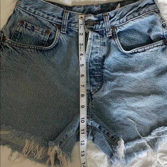 Lucky Brand Dungarees High Waisted Denim Shorts - Picture 8 of 8